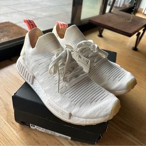 Adidas Originals NMD_R1 STLT PK - TRAINERS - WOMEN - CLOWHI/CLOWHI/CLEORA *NWT*